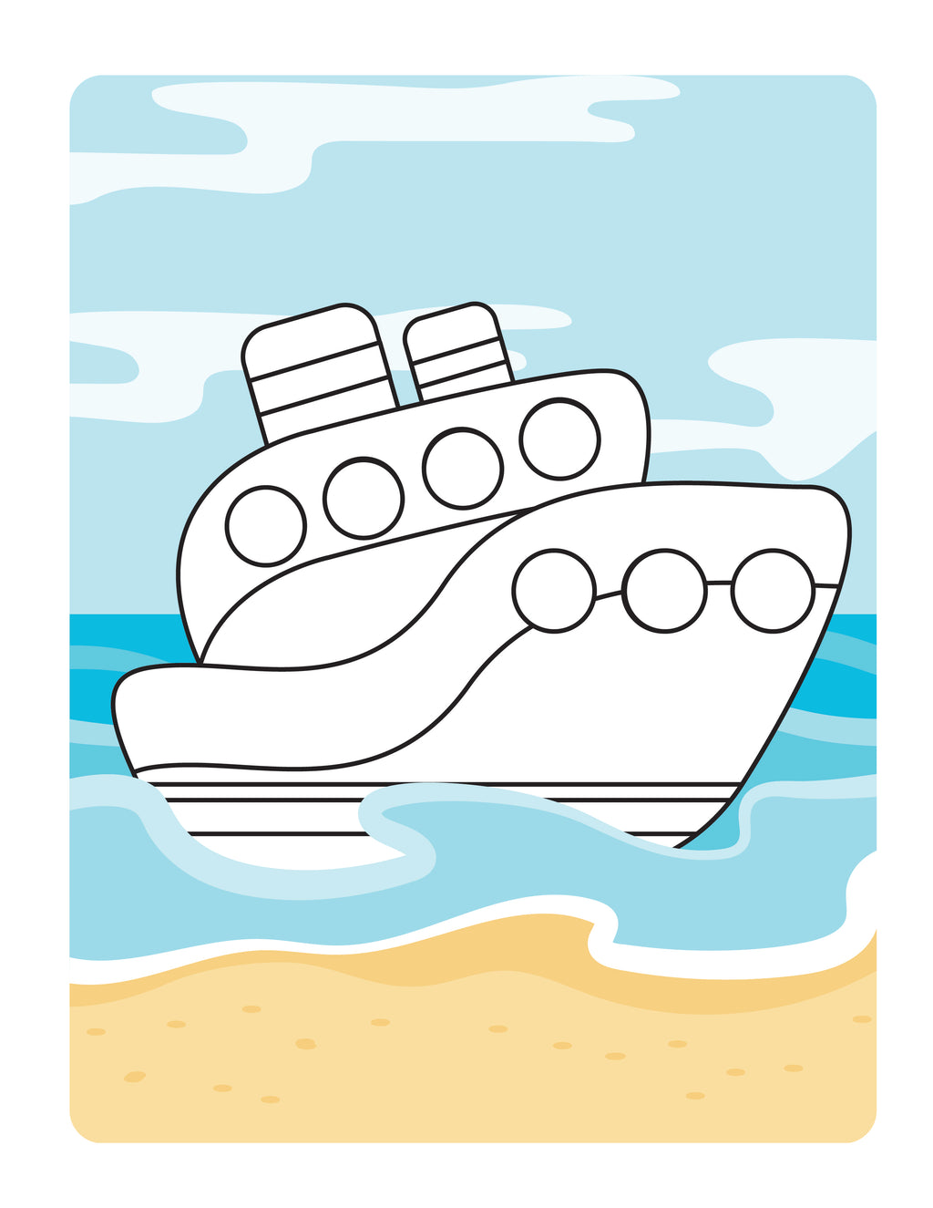 My Firts Coloring Book "Things That Go"