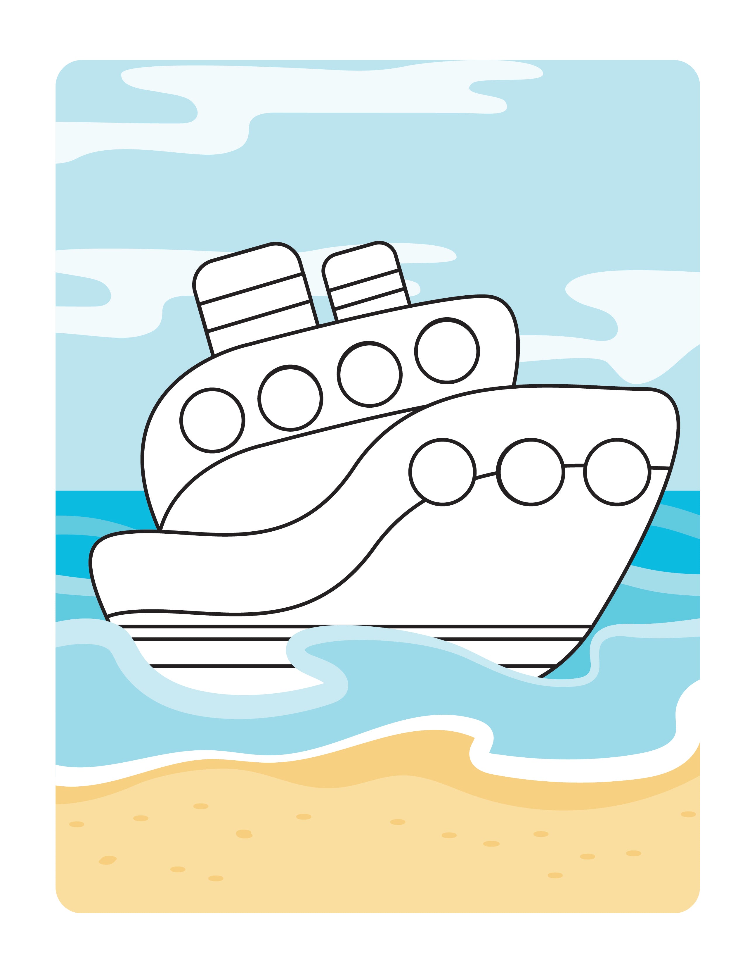 My Firts Coloring Book "Things That Go"