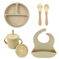 Silicone Suction Baby Plate Set – Divided Toddler Feeding