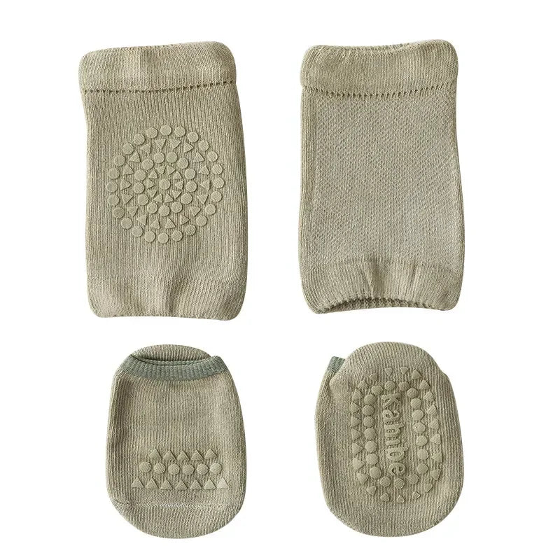 CrawlSafe - Non-Slip Baby Knee Pad & Socks