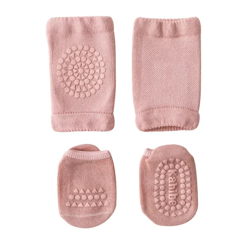 CrawlSafe - Non-Slip Baby Knee Pad & Socks