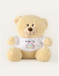 Hello World Teddy Bear 11" – Newborn Keepsake Gift